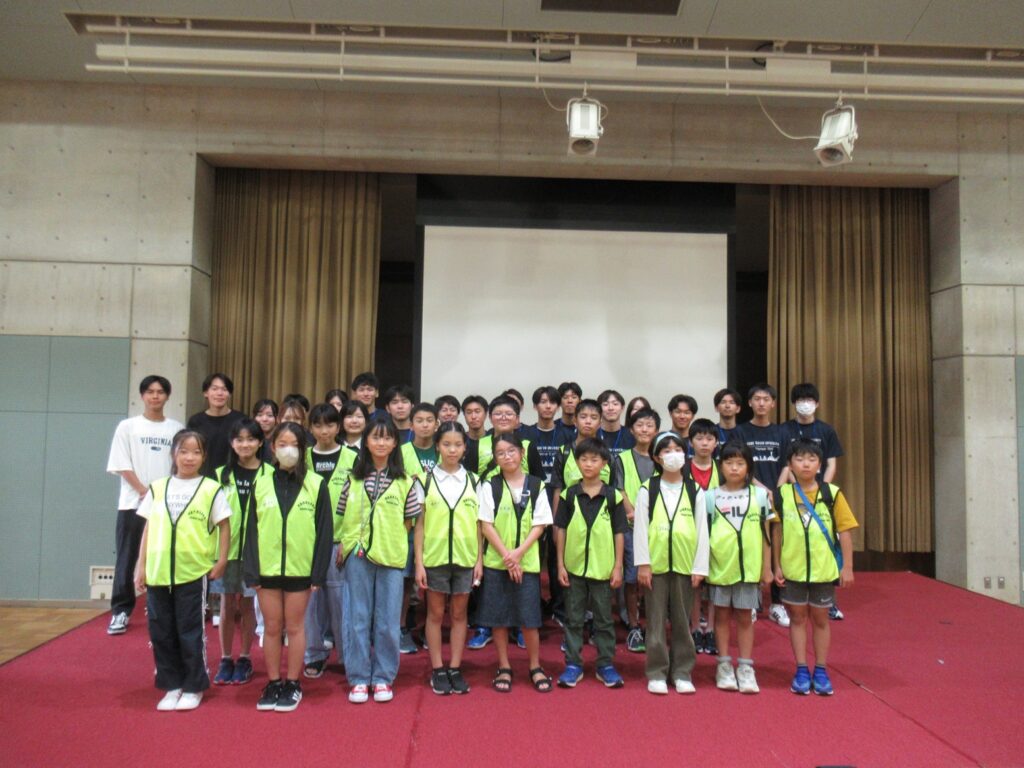 長坂ジュニアチーム、神戸学院大学サマーボランティア（2025-8-23）