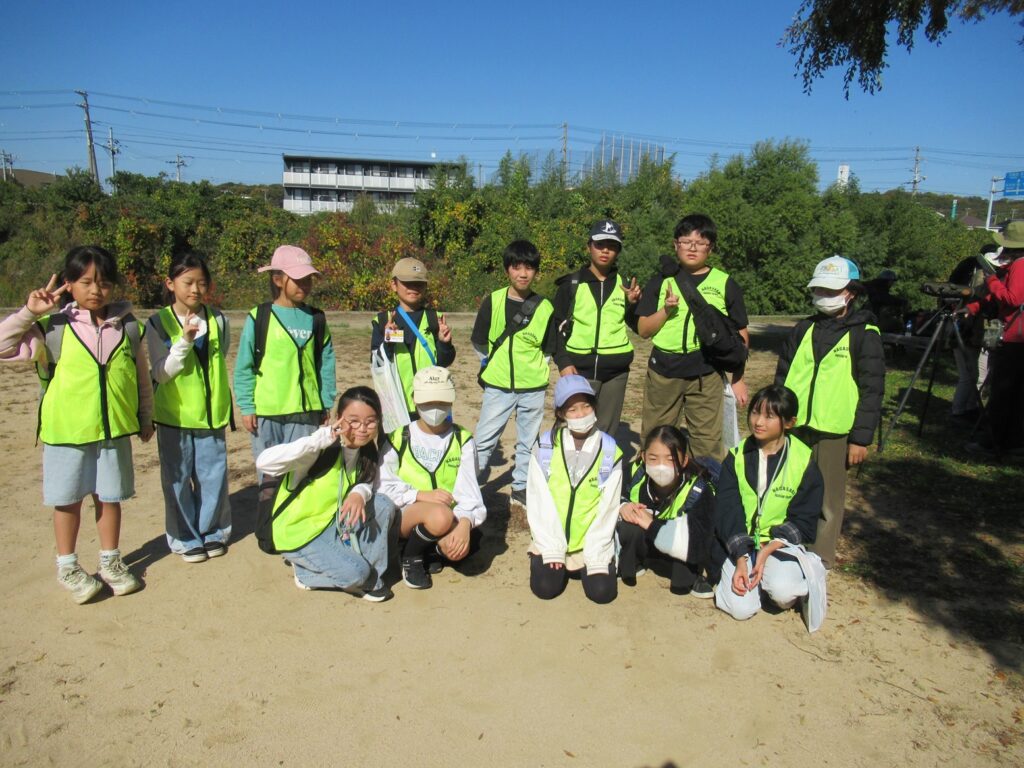 長坂ジュニアチーム、伊川流域ウォーキング（2025-11-16）