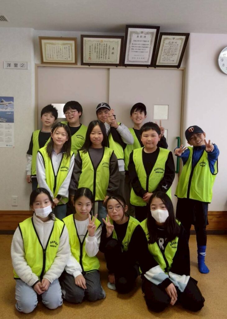 長坂ジュニアチーム、活動報告パネル作成（2026-1-17）