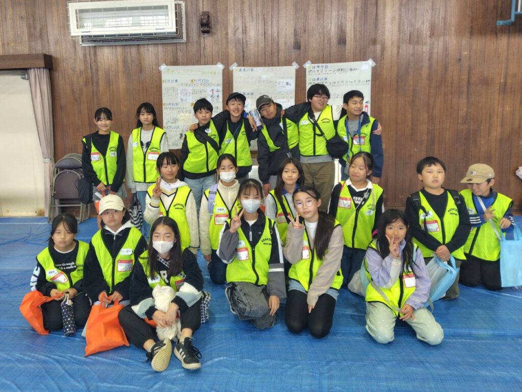 長坂ジュニアチーム、総合防災訓練(2026-2-15)